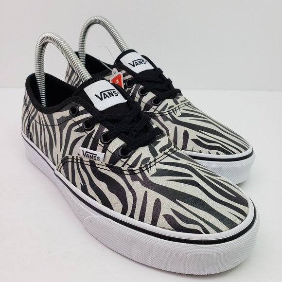 Vans Shoes - Vans Doheny Decon Womens Metallic Zebra Skate Shoe